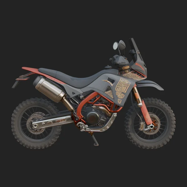 Dirt Bike Motorcycle Model Design 6