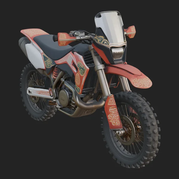 Dirt Bike Motorcycle Model Design 9