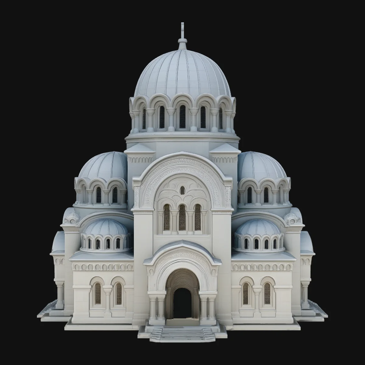 Domed Cathedral Model Design 1
