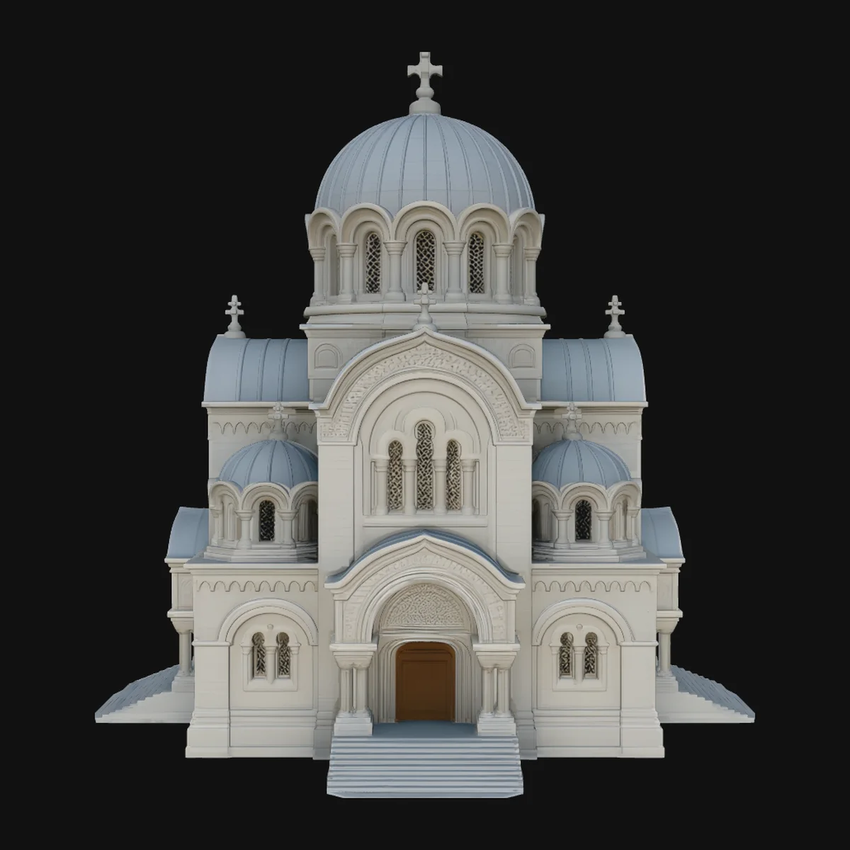 Domed Cathedral Model Design 2