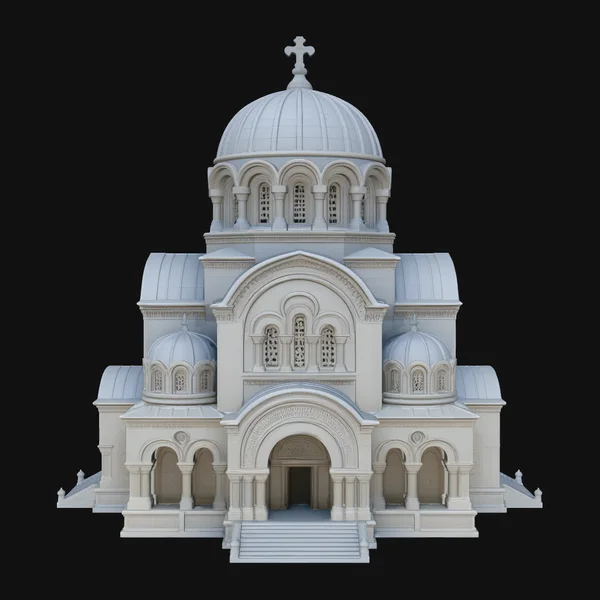 Domed Cathedral Model Design 3
