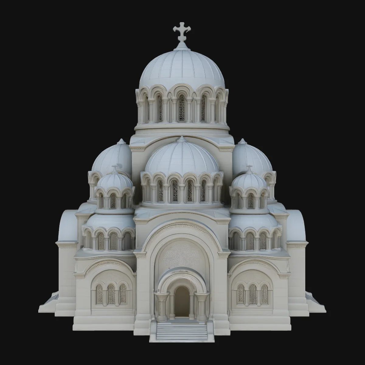 Domed Cathedral Model Design 4