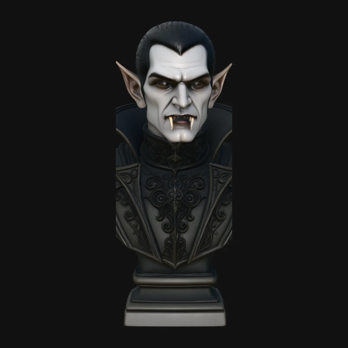 Dracula Vampire Bust Statue Design 10