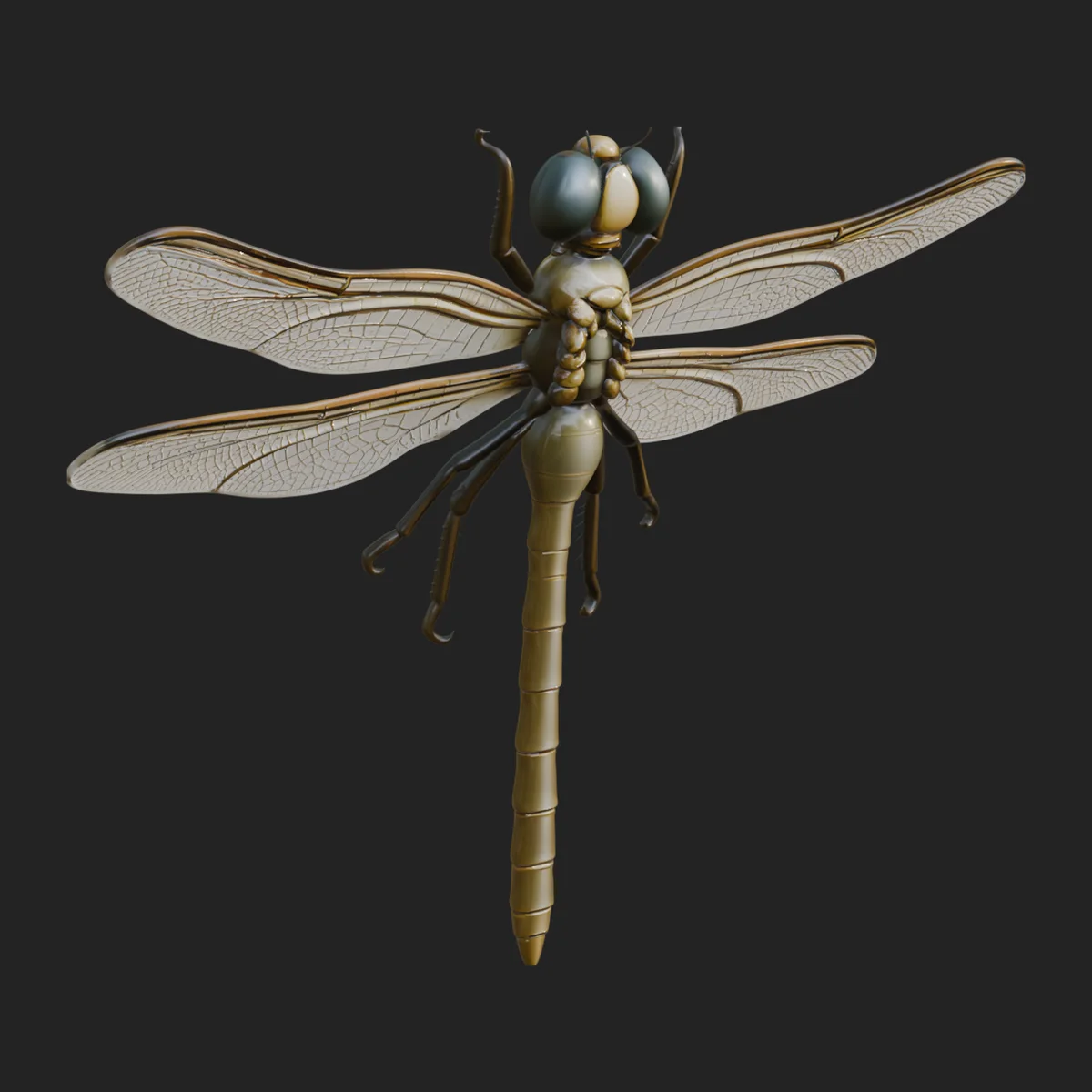Dragonfly Statue Design 1