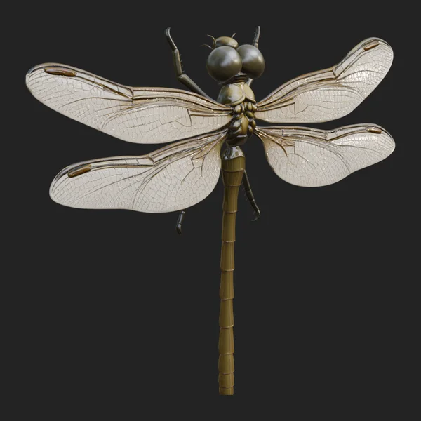 Dragonfly Statue Design 2