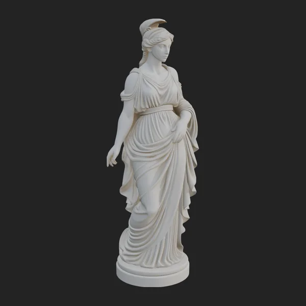 Draped Greek Maiden Statue Design 8