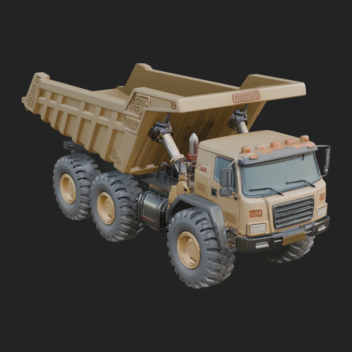 Dump Truck Model Design 11