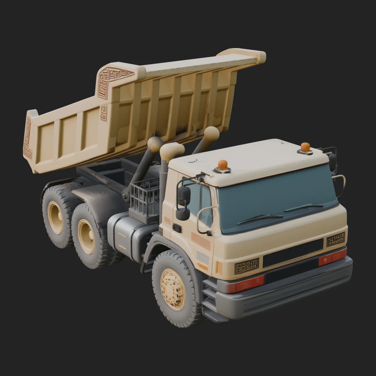Dump Truck Model Design 12