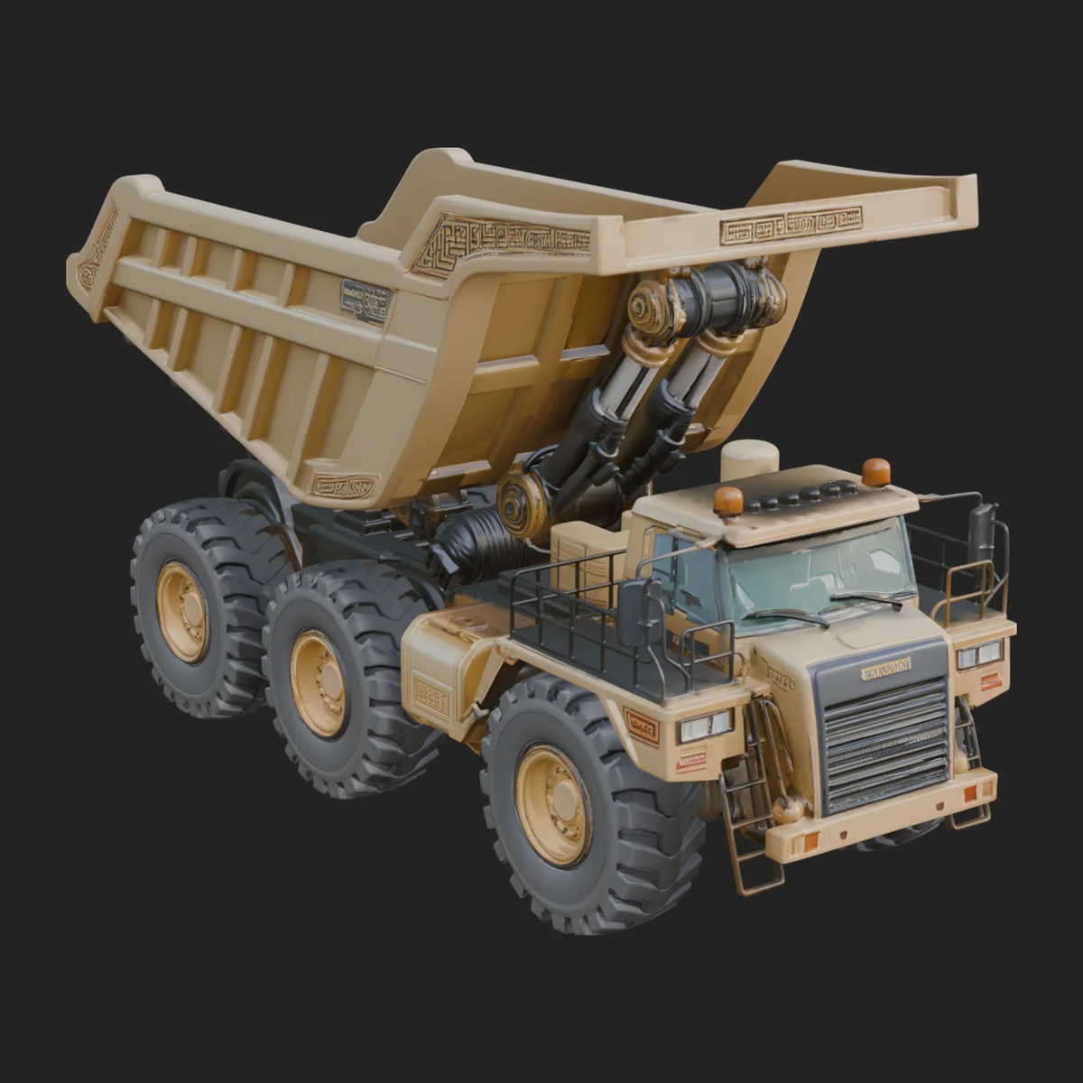 Dump Truck Model Design 13