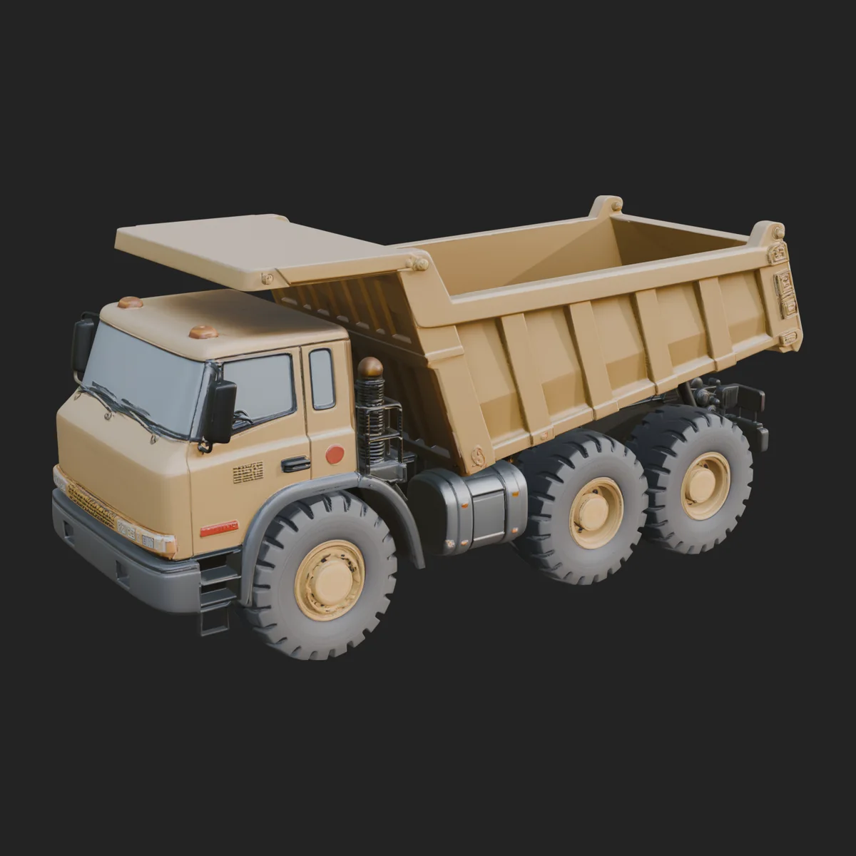 Dump Truck Model Design 14