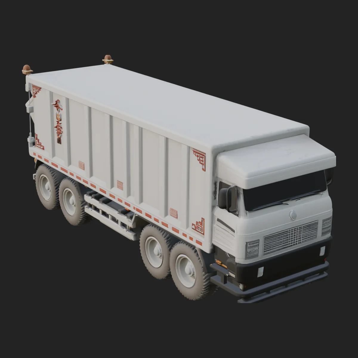 Dump Truck Model Design 17