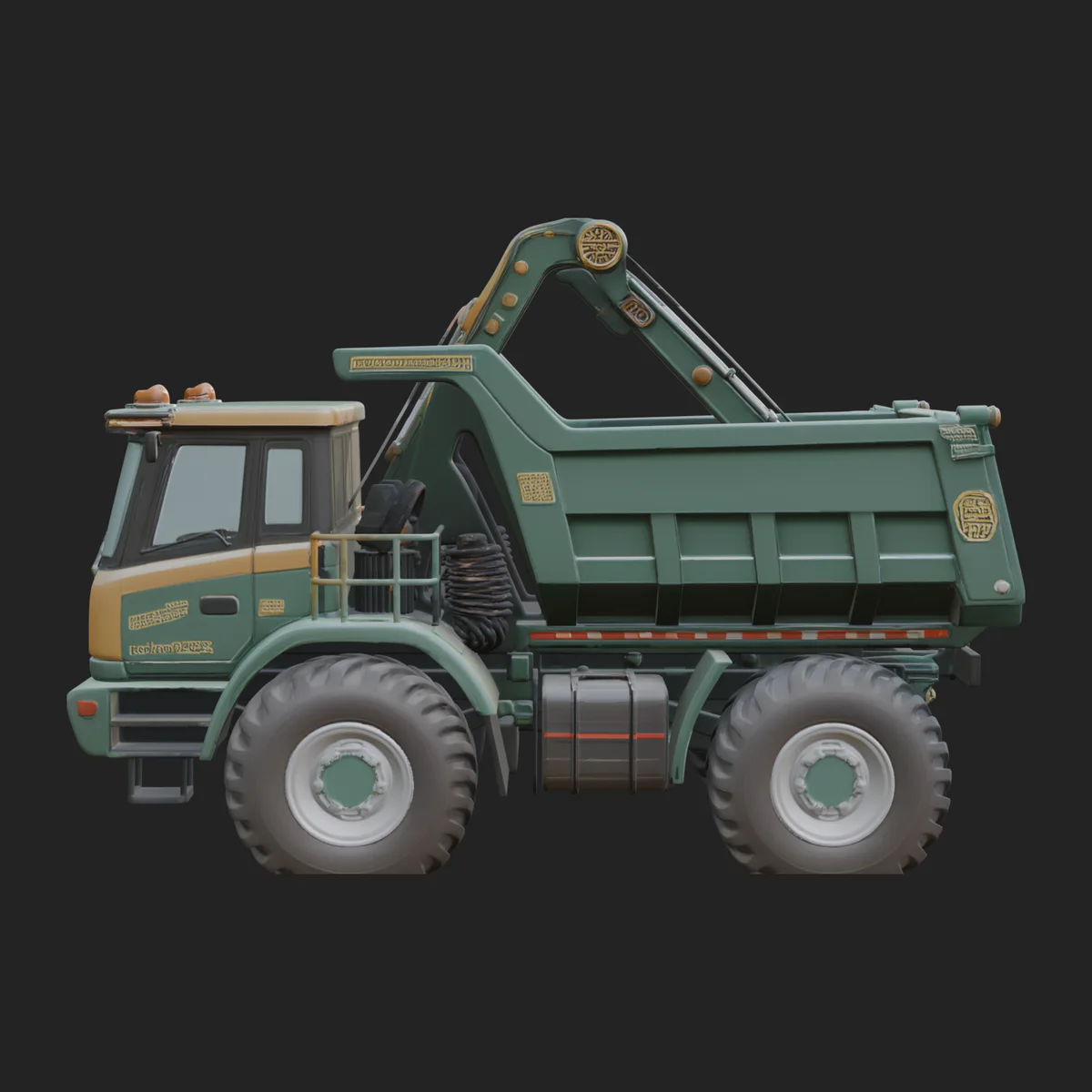 Dump Truck Model Design 25