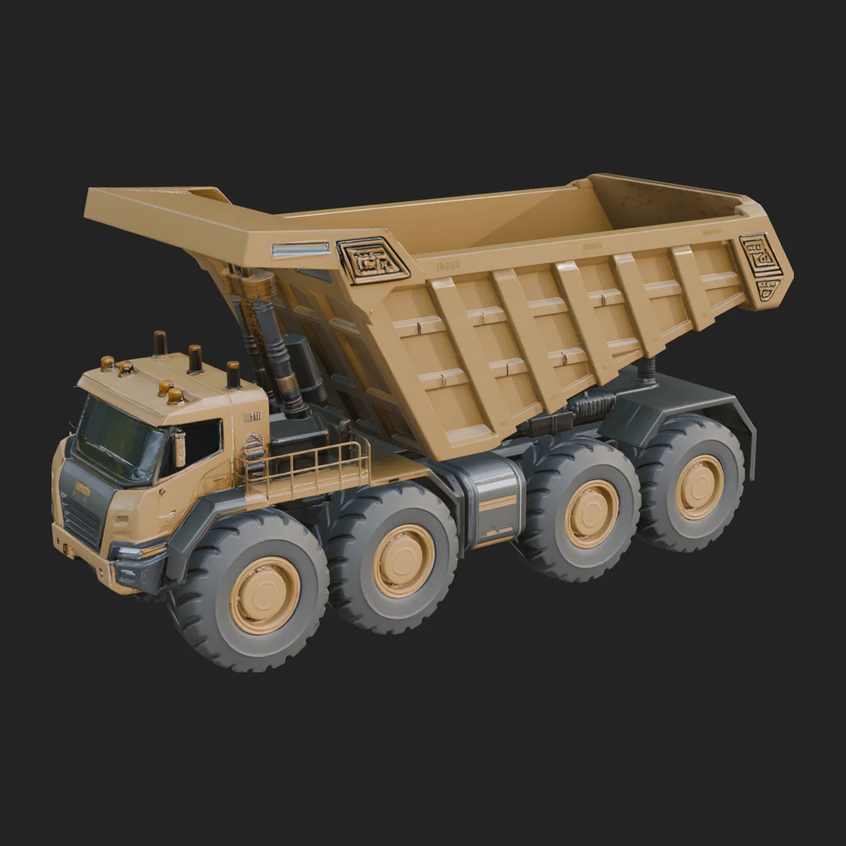 Dump Truck Model Design 29