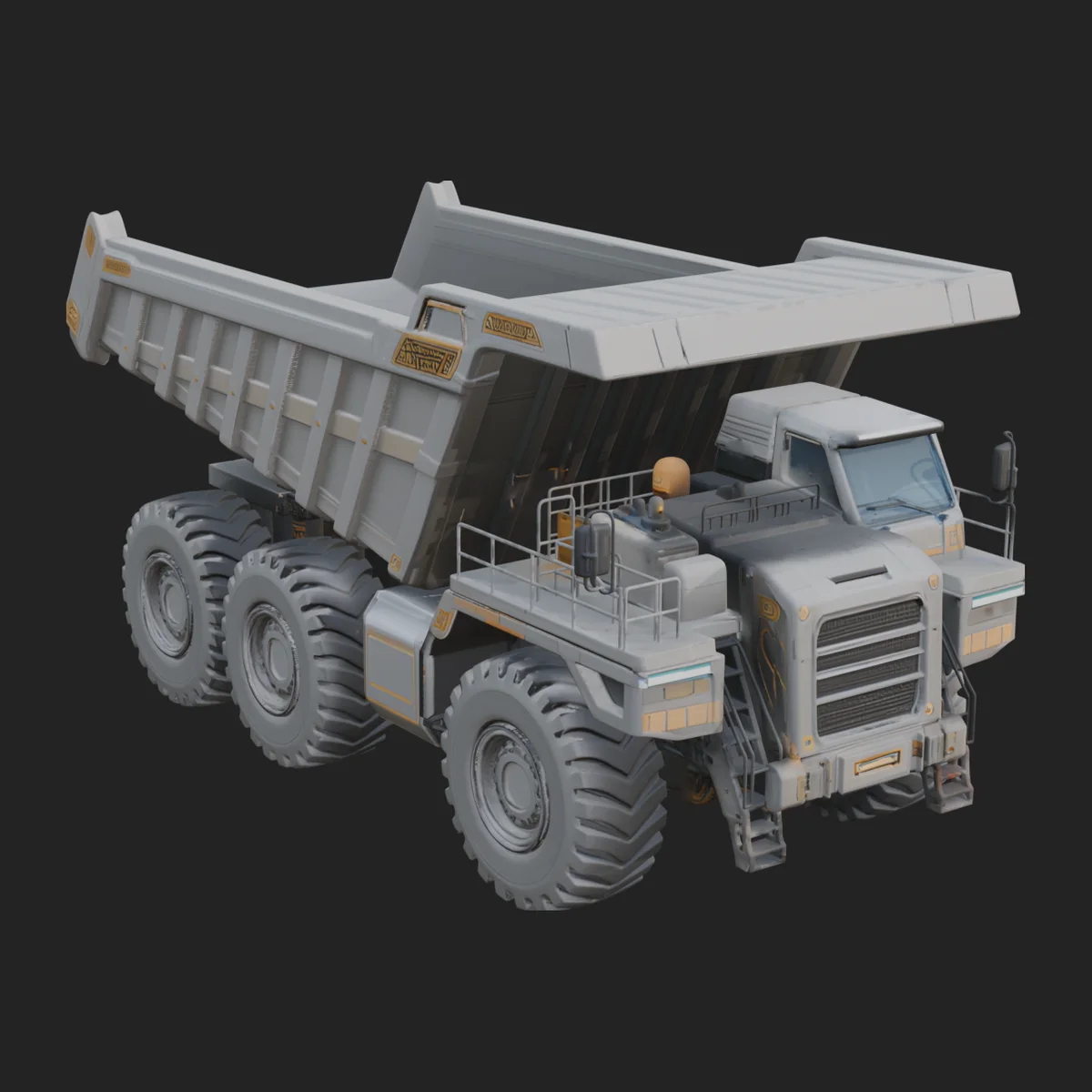 Dump Truck Model Design 33