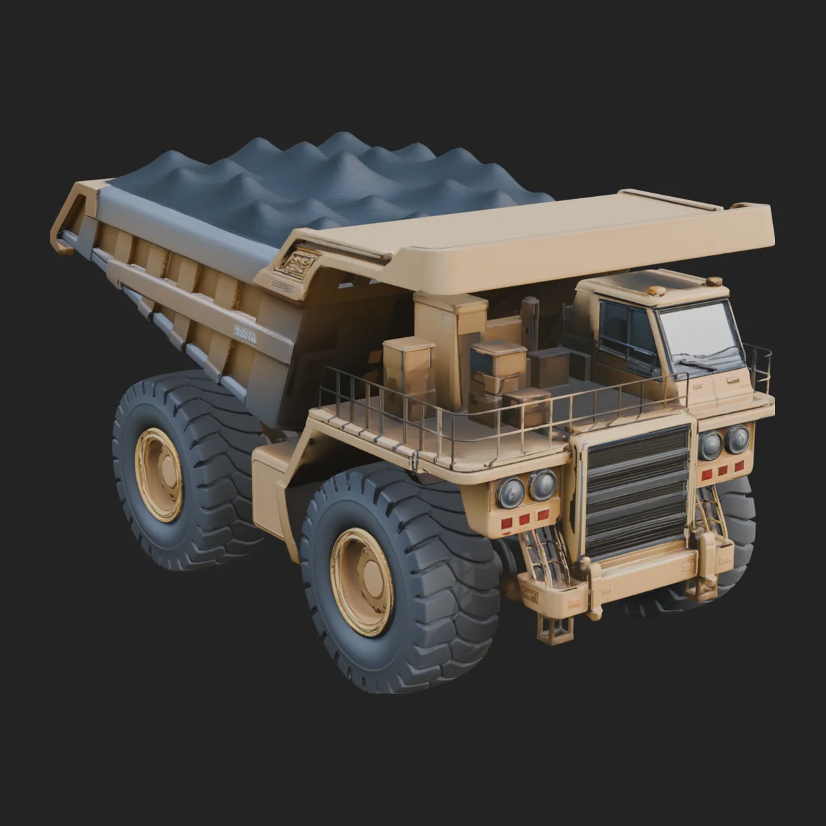 Dump Truck Model Design 34