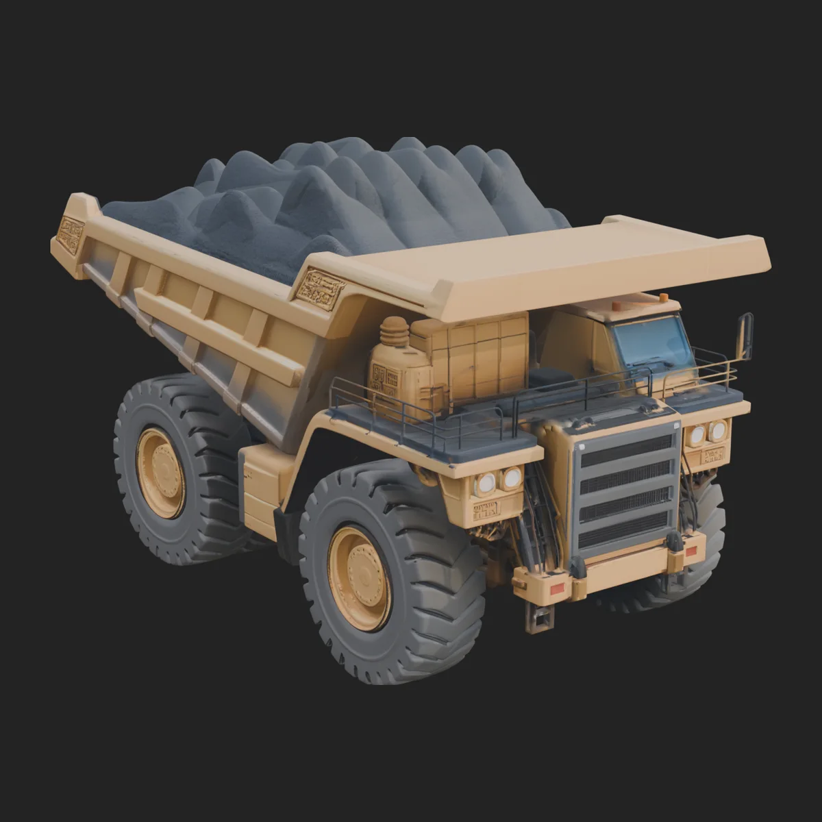 Dump Truck Model Design 35