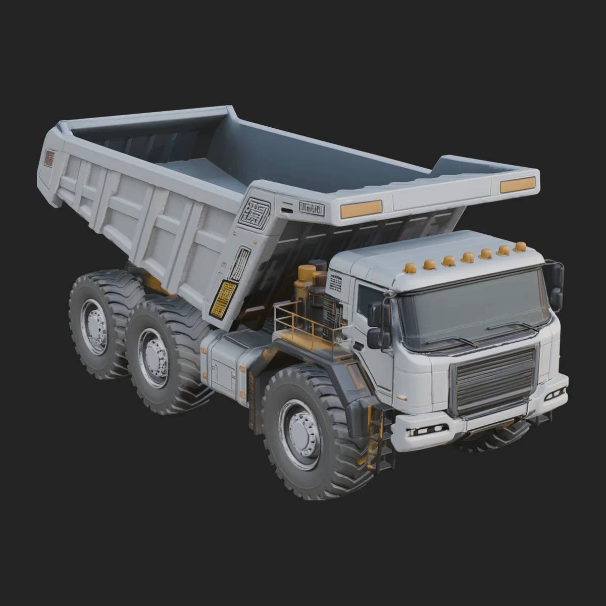 Dump Truck Model Design 36