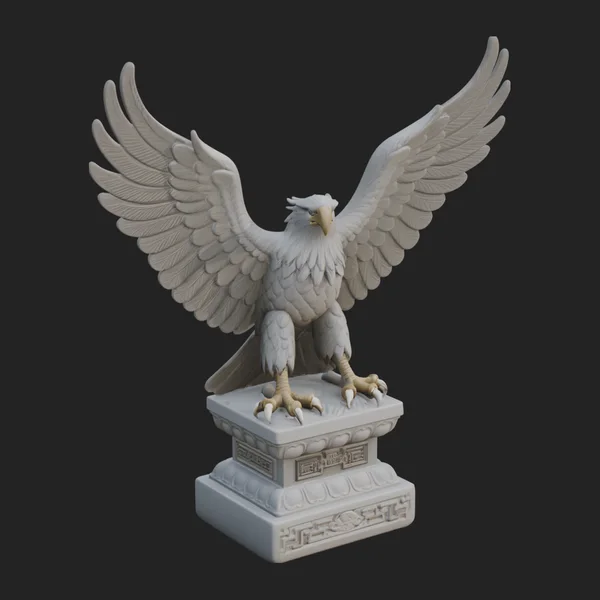 Eagle on Pedestal Statue Design 1