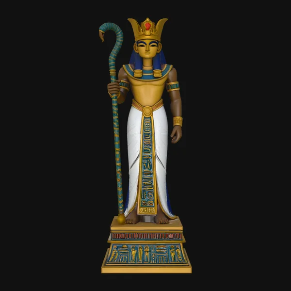 Egyptian Pharaoh Standing Statue Design 1