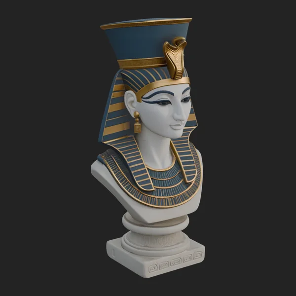 Egyptian Queen Bust Statue Design 1