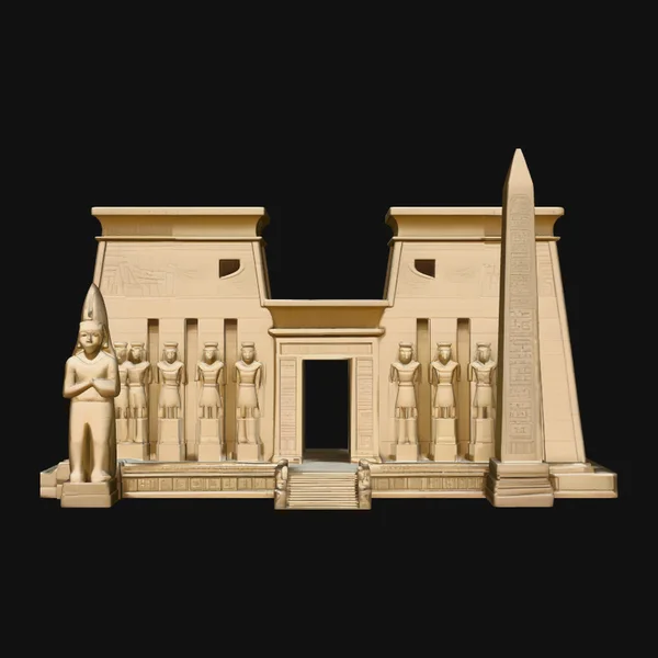 Egyptian Temple Model Design 3