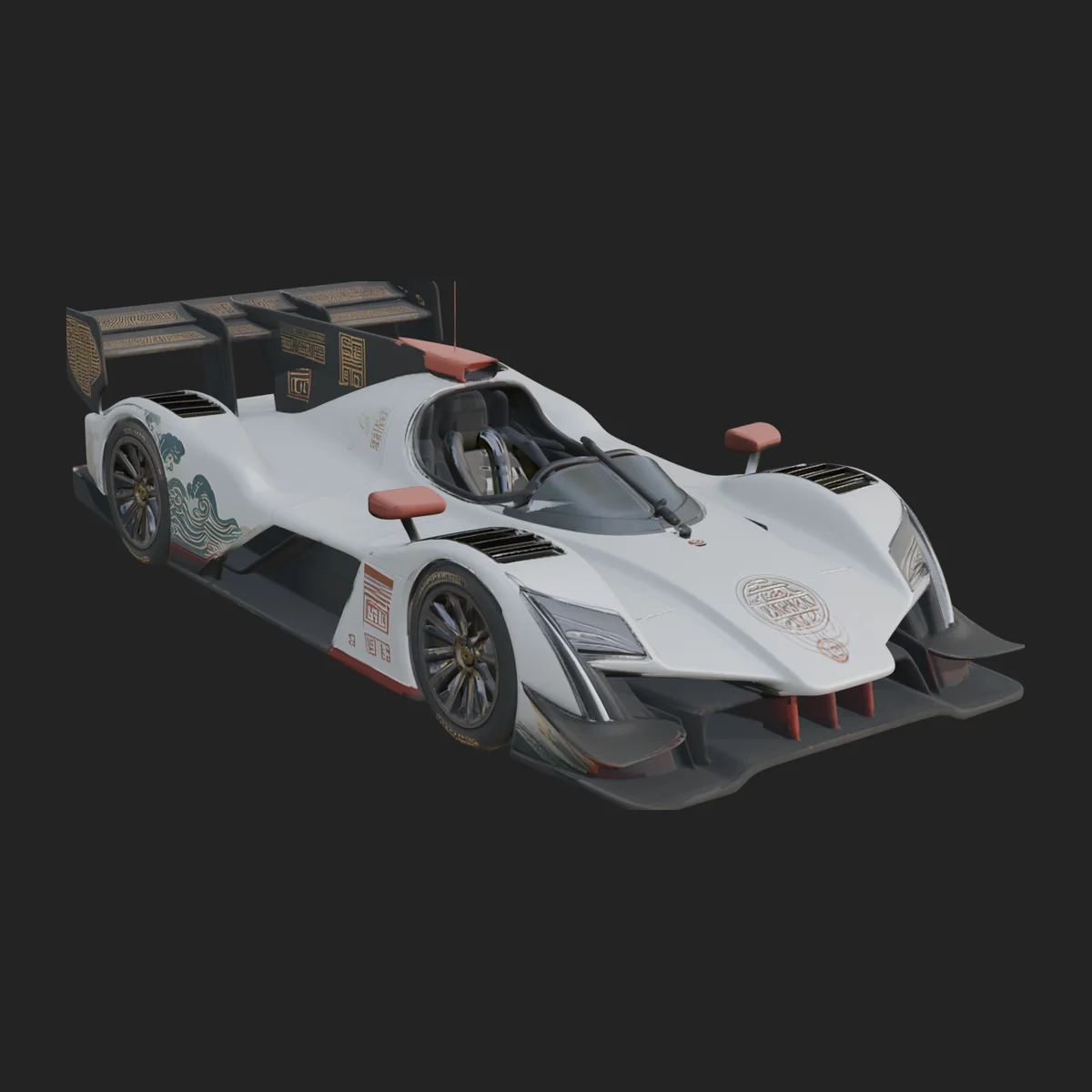 Endurance Prototype Race Car Model Design 1