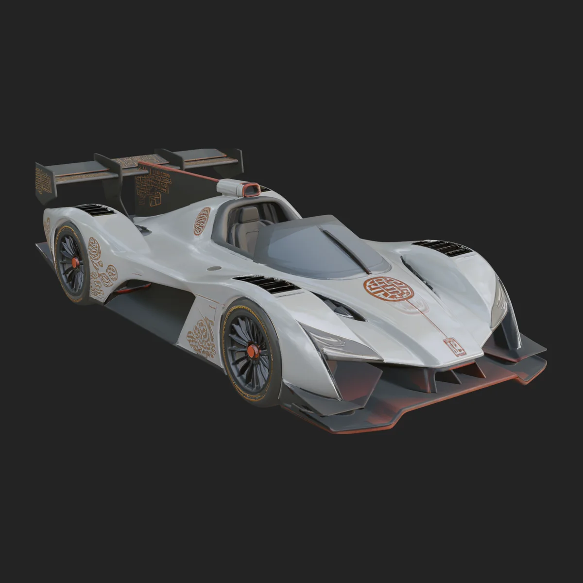 Endurance Prototype Race Car Model Design 2