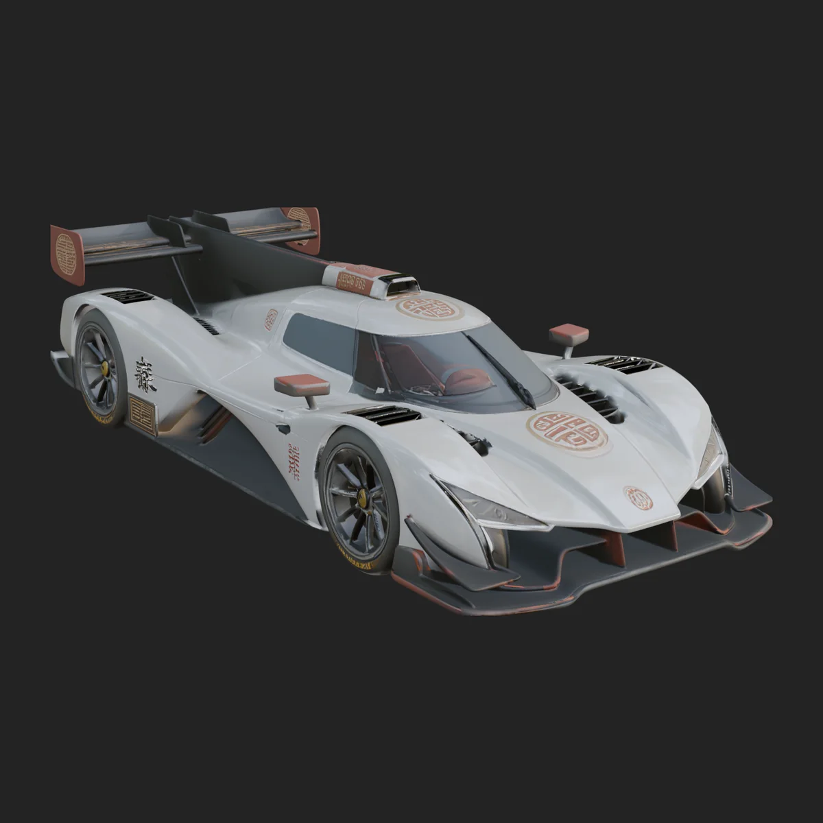 Endurance Prototype Race Car Model Design 4