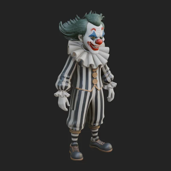 Evil Clown Statue Design 2