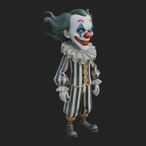 Evil Clown Statue Design 3