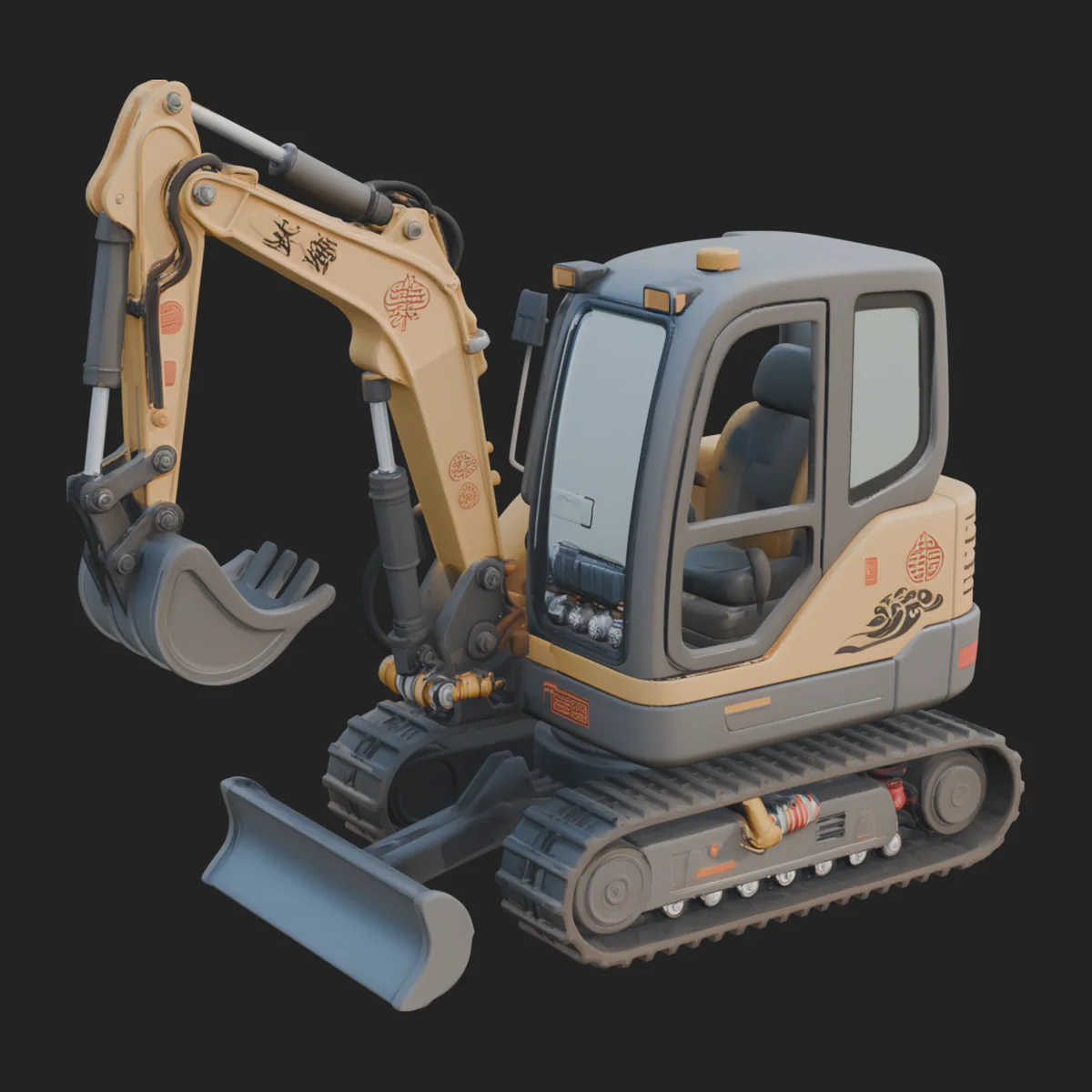 Excavator Model Design 10
