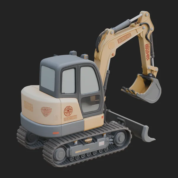 Excavator Model Design 8