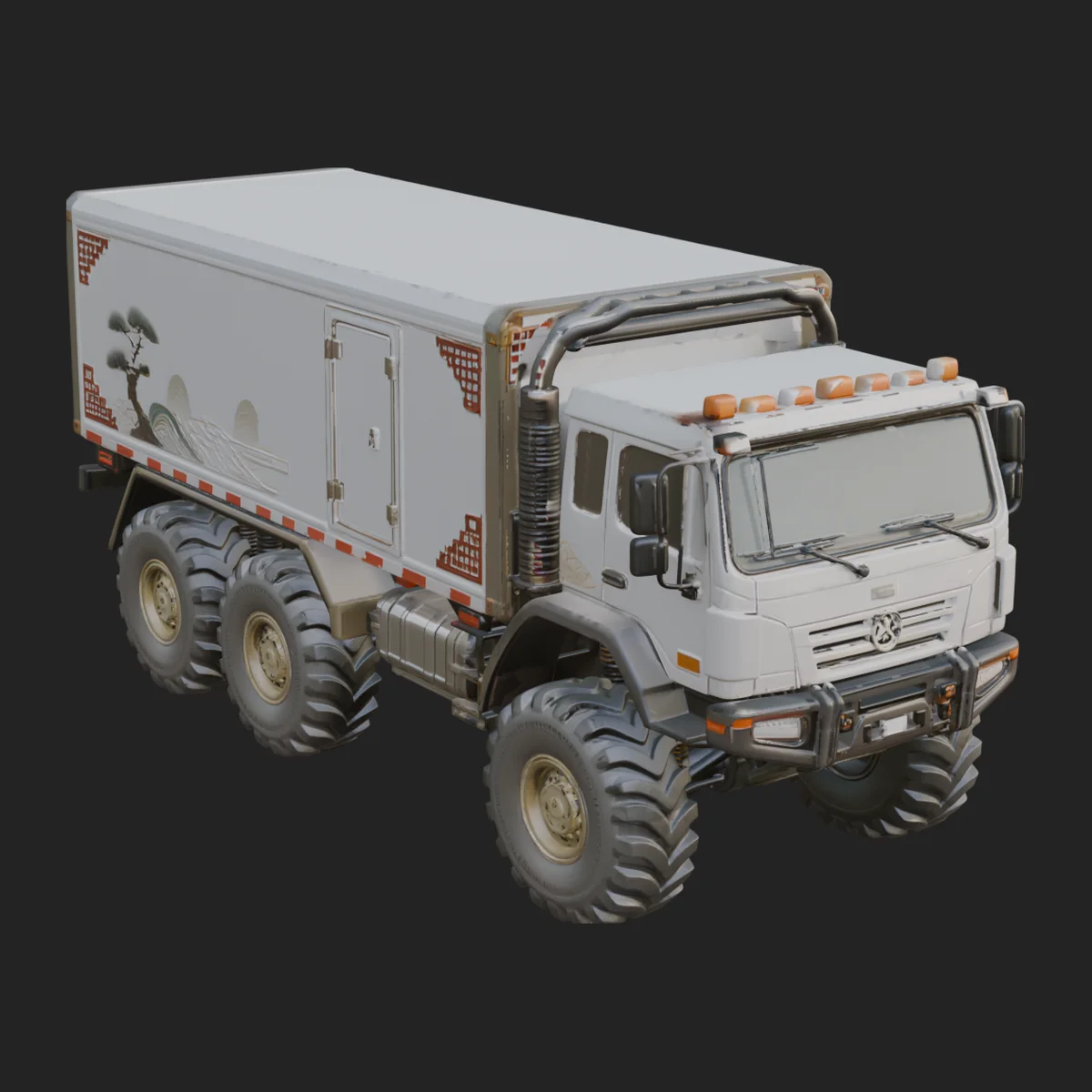 Expedition Box Truck Model Design 1