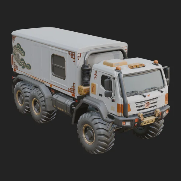 Expedition Box Truck Model Design 2