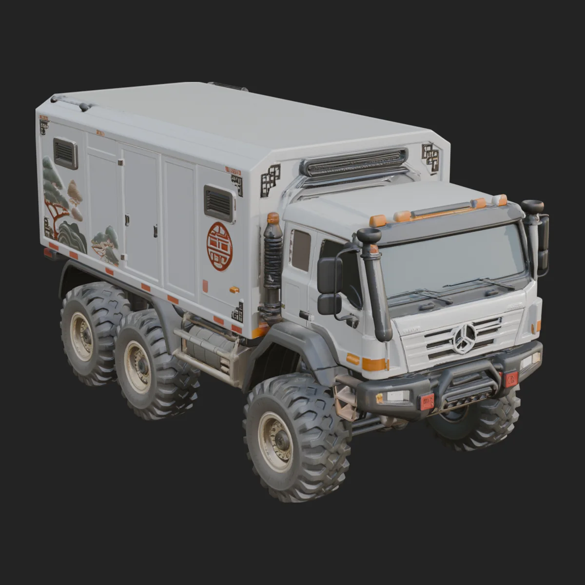 Expedition Box Truck Model Design 3