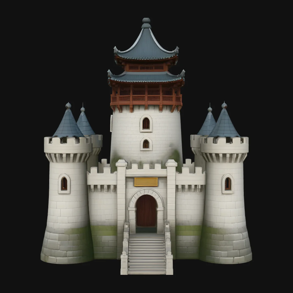 Fairytale Castle Model Design 1