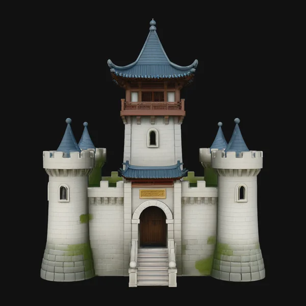 Fairytale Castle Model Design 2
