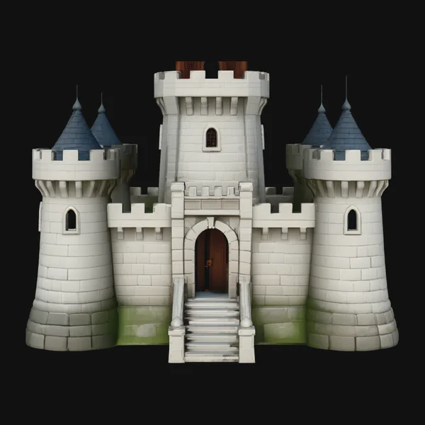 Fairytale Castle Model Design 3