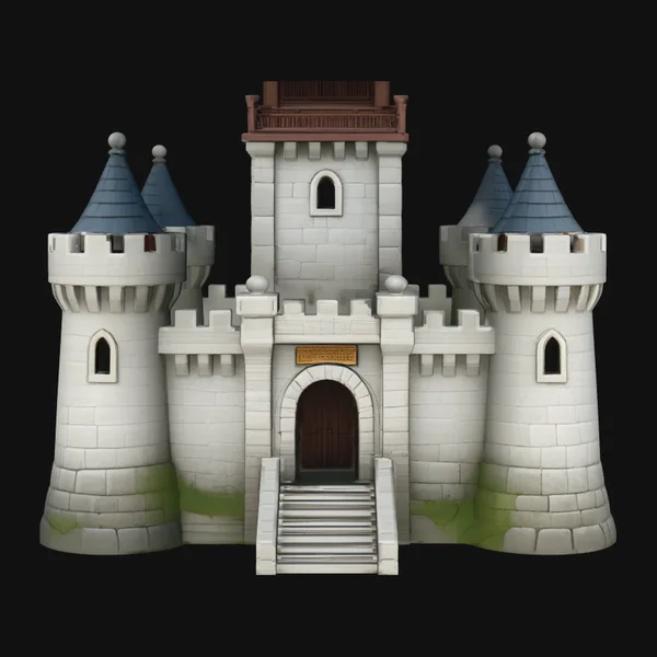 Fairytale Castle Model Design 4