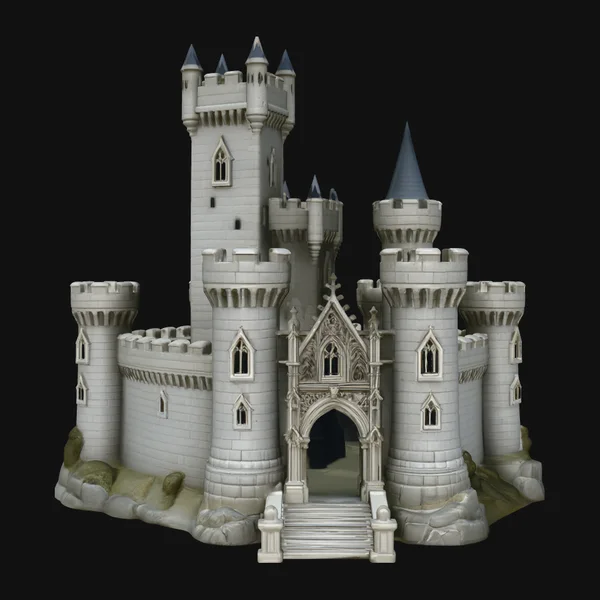 Fantasy Castle Model Design 1