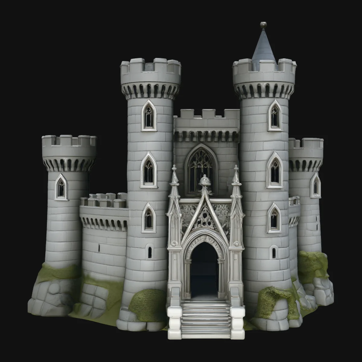 Fantasy Castle Model Design 3
