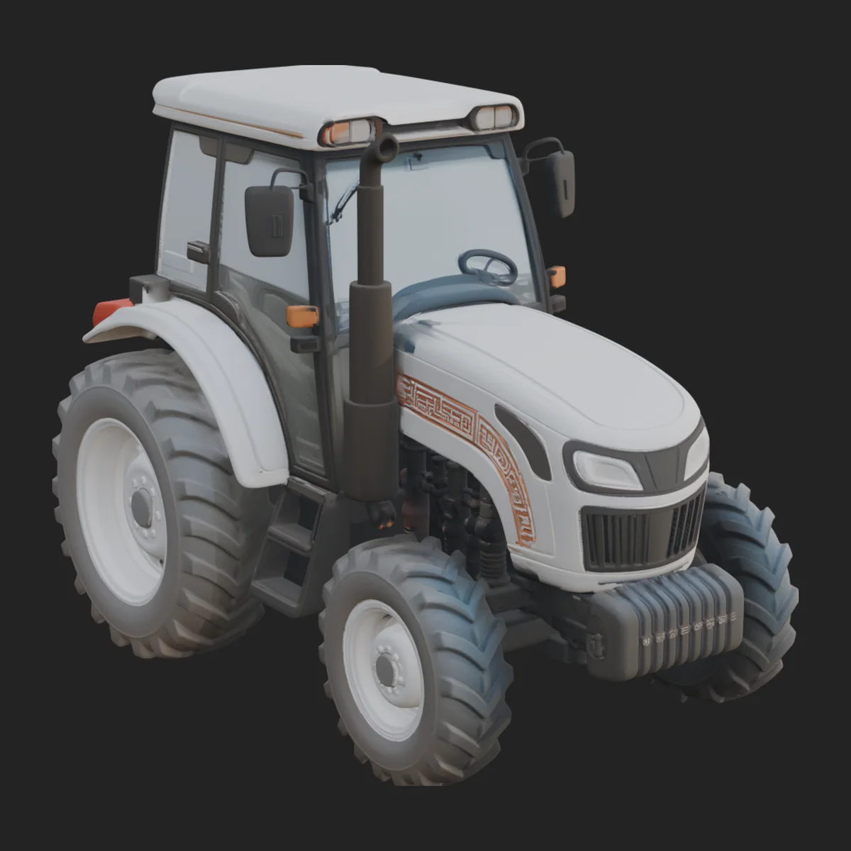 Farm Tractor Model Design 12