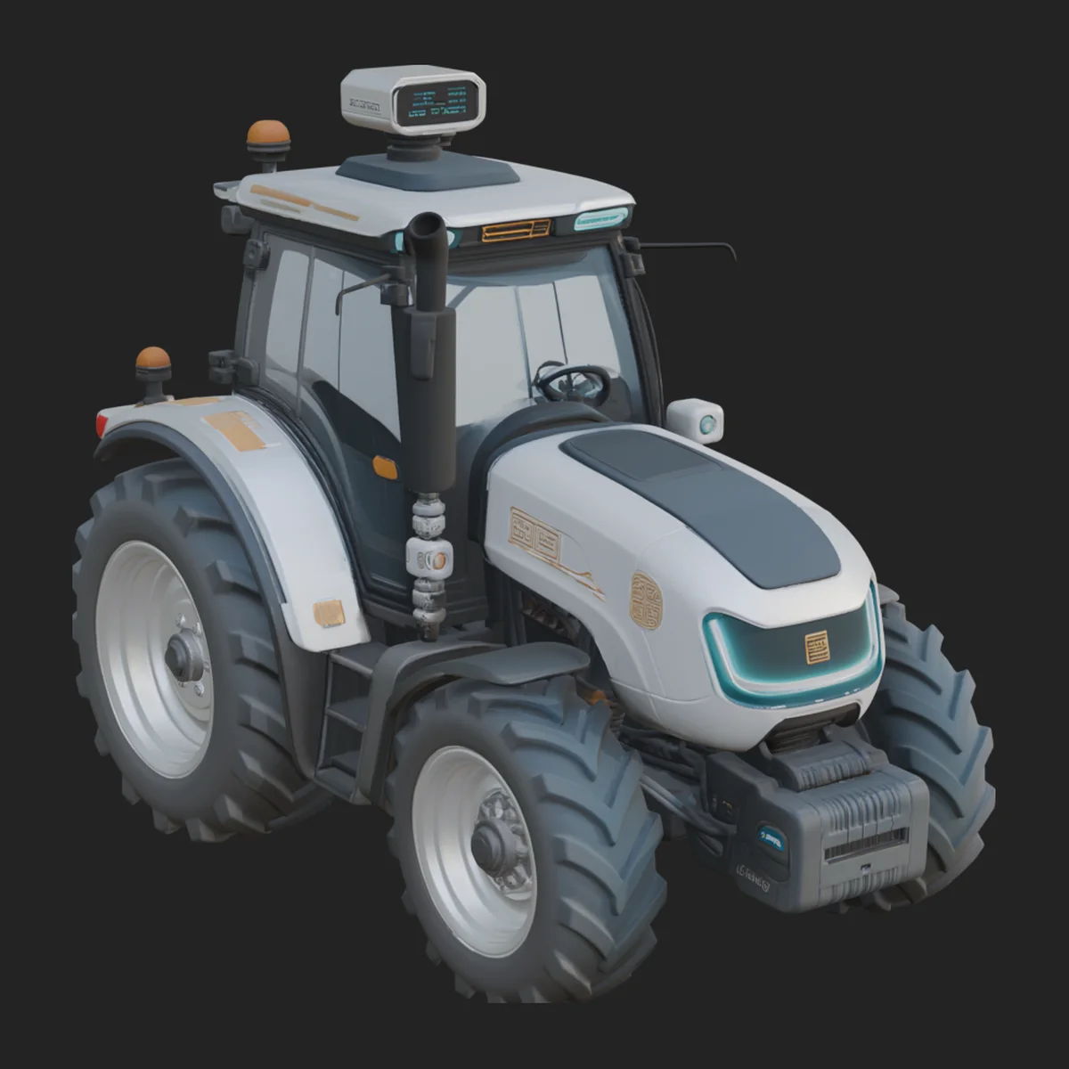 Farm Tractor Model Design 14