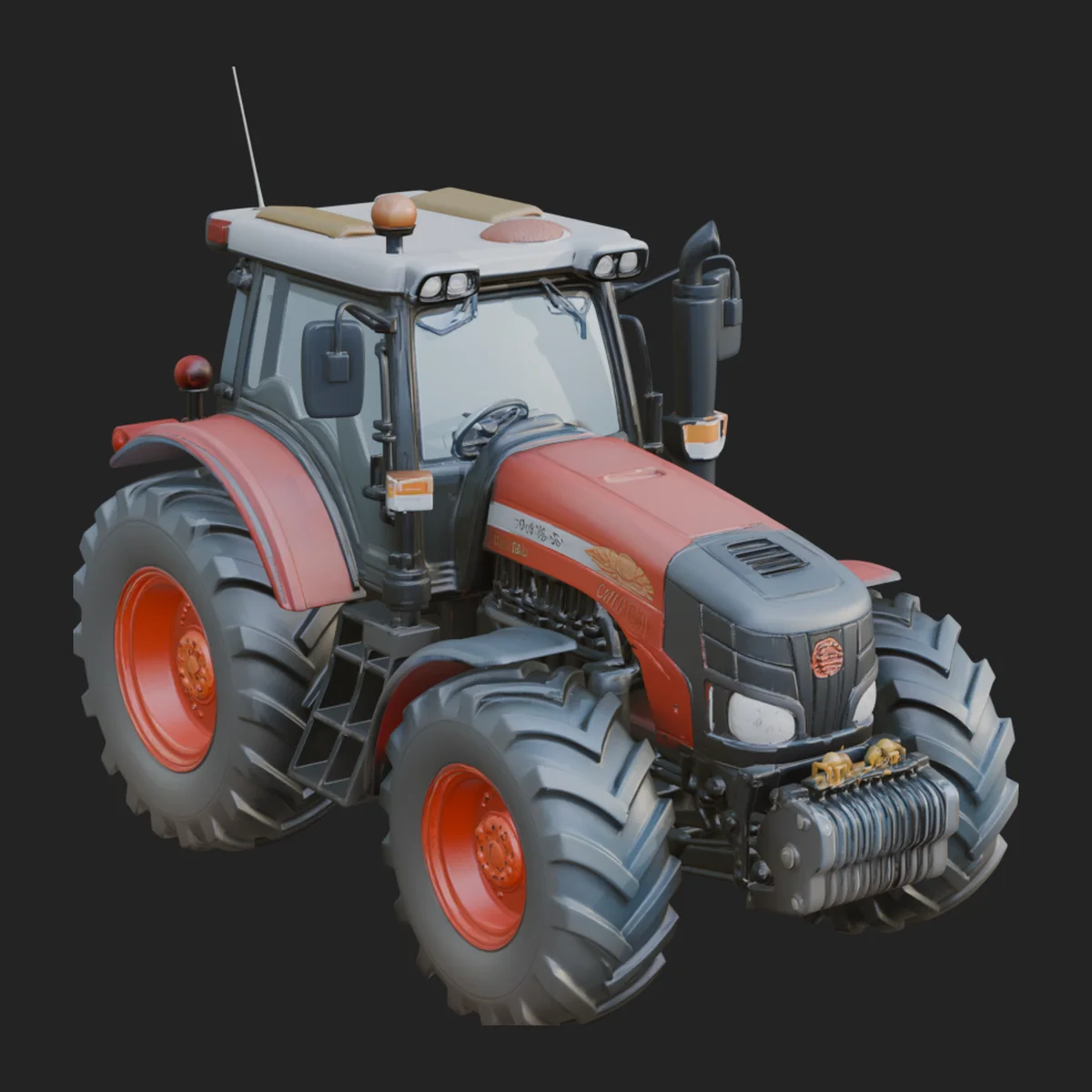Farm Tractor Model Design 18