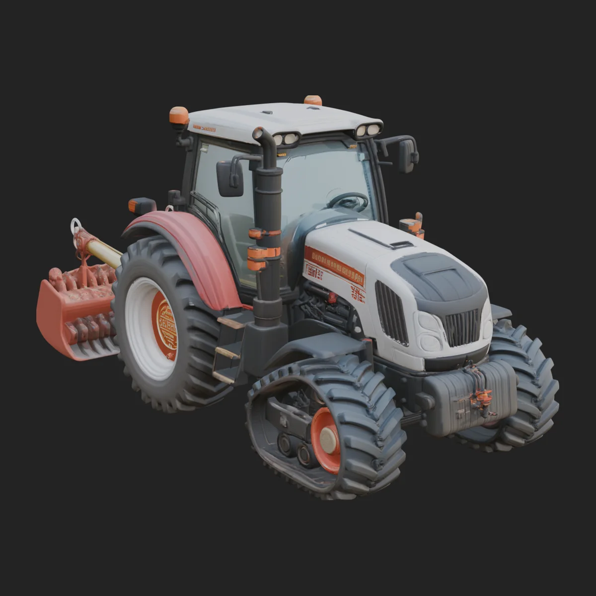 Farm Tractor Model Design 3