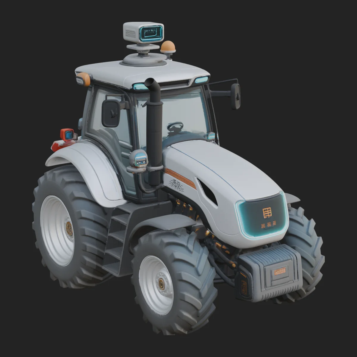 Farm Tractor Model Design 8