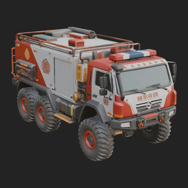 Fire Engine Model Design 13
