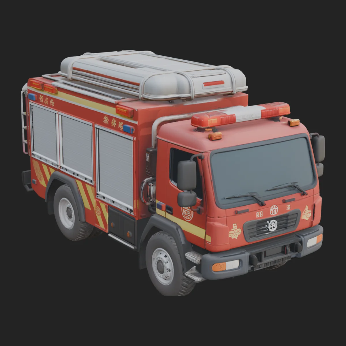 Fire Engine Model Design 14