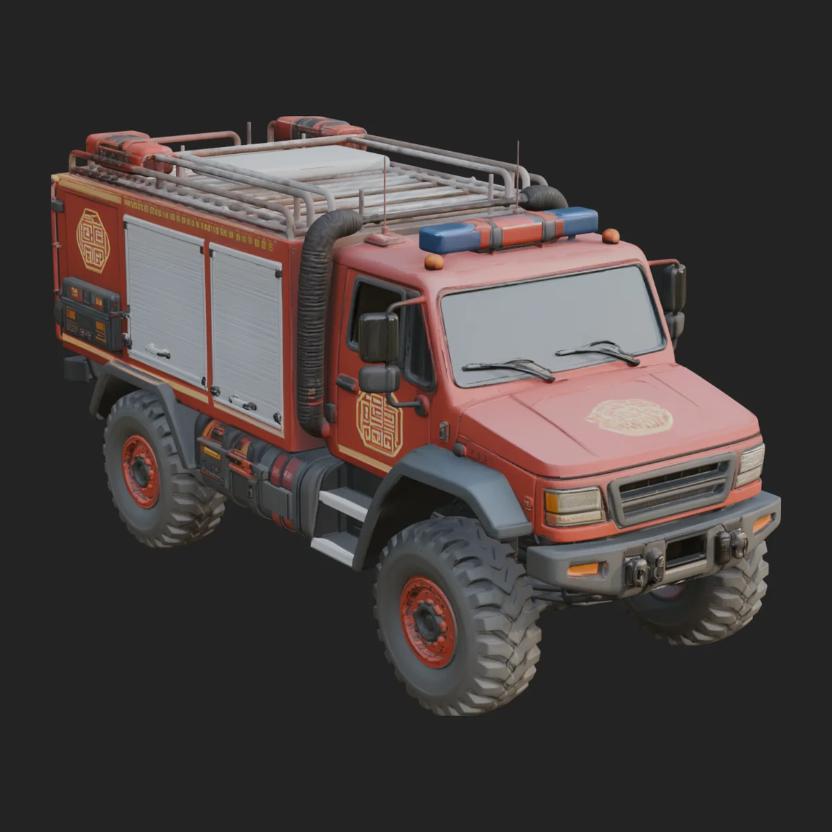 Fire Engine Model Design 15