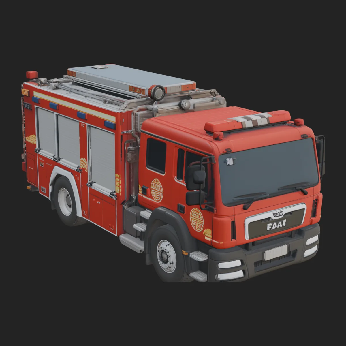 Fire Engine Model Design 24